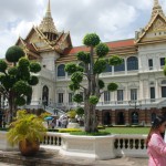 One of the royal palaces across from Wat Prakaew.